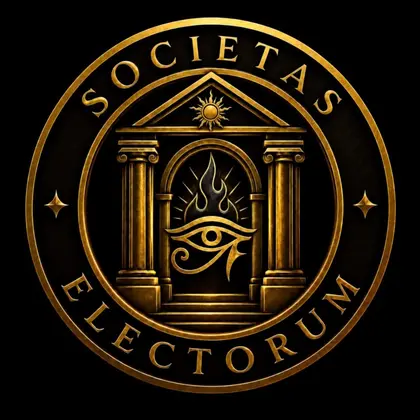 Selo oficial da Societas Electorum sem tipografia externa