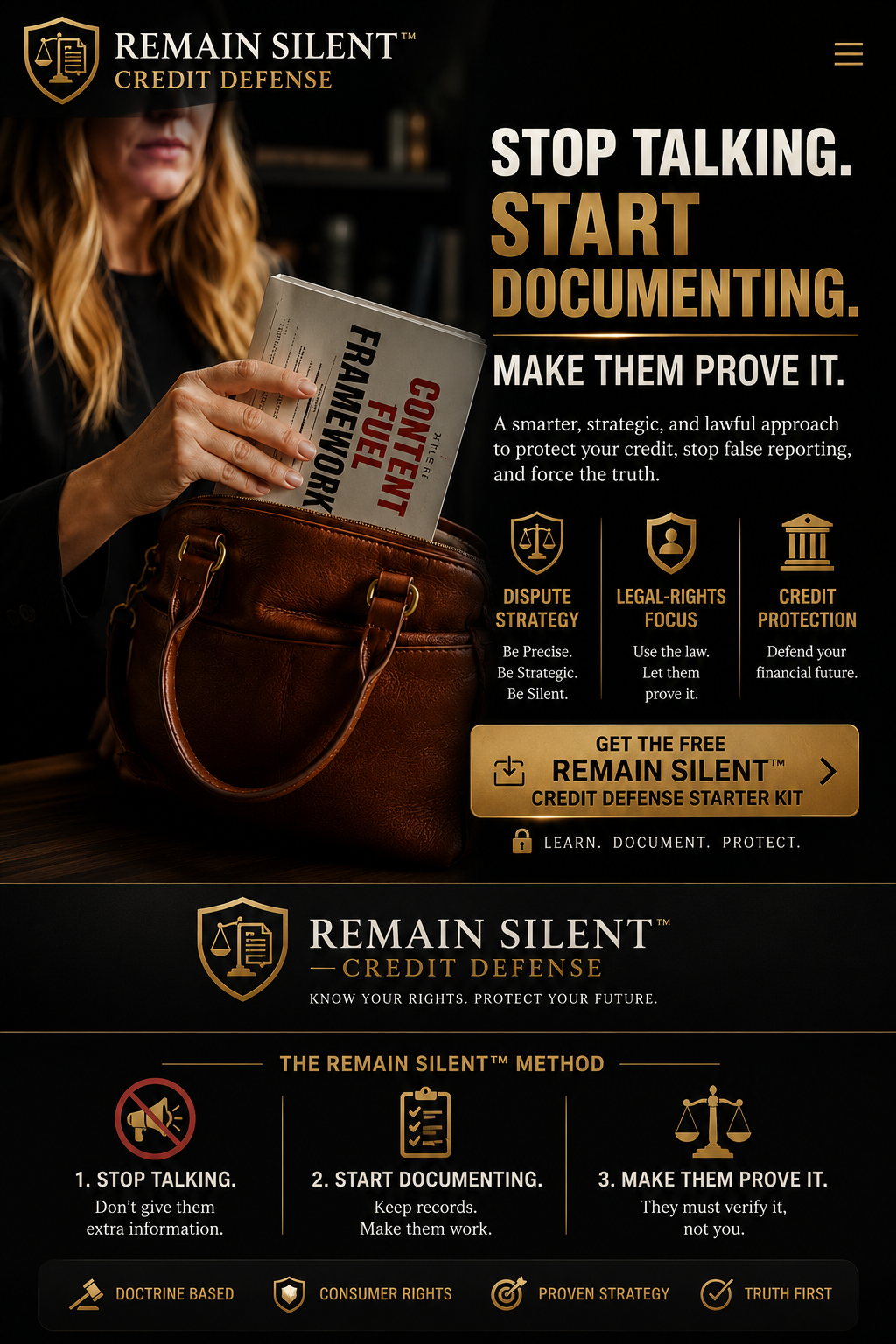 Sealed case file and gavel silhouette