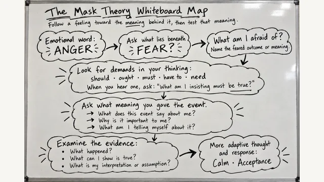 Original handwritten whiteboard diagram