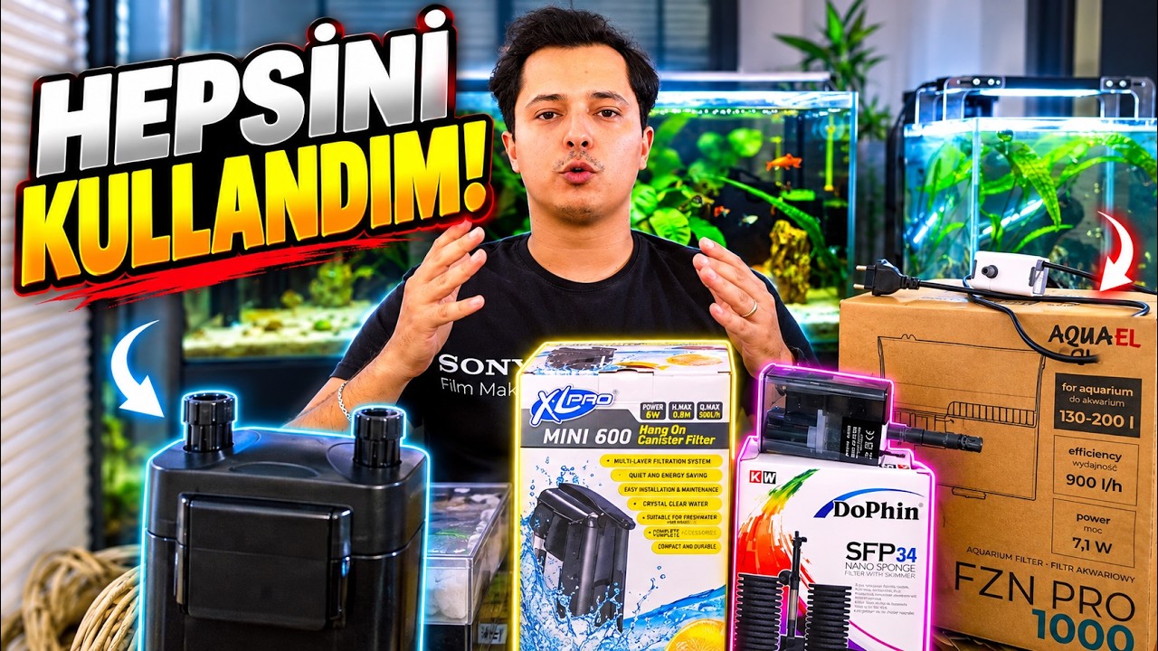 Akvaryumda Kullandığım 8 Ekipman! | Filtre, Isıtıcı ve Dış Filtre Deneyimlerim